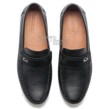 Мужские кожаные мокасины Gartiero 060F4 3